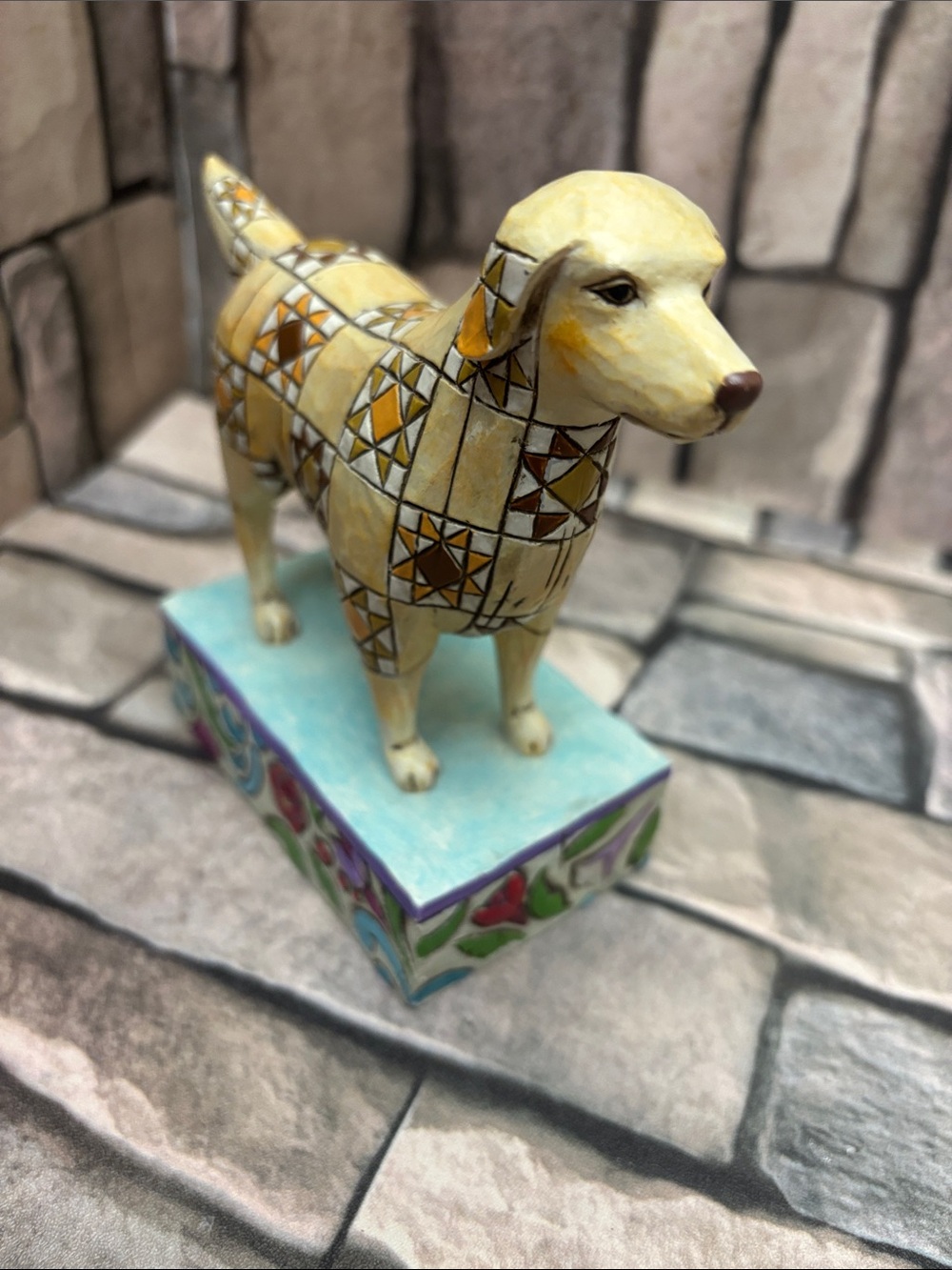 Jim Shore Heartwood Creek "Ingot" Golden Retriever figurine from 2005
